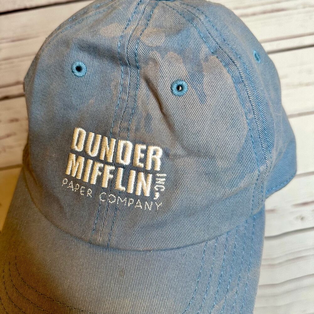 The Office Dunder Mifflin Light Blue baseball hat